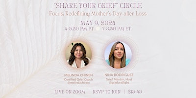 Hauptbild für "Share Your Grief" Circle: Redefining Mother's Day after Loss