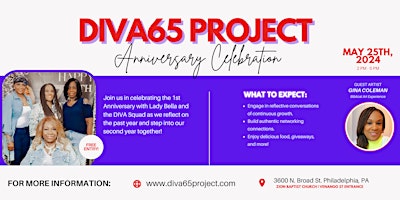 Imagem principal do evento Diva65 Project Anniversary Celebration