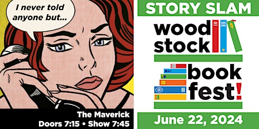 Imagem principal de "I never told anyone but…" A Woodstock Bookfest Story Slam