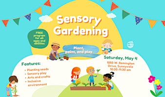 Sensory Gardening for Kids primary image