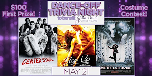 Primaire afbeelding van Dance-Off Trivia Night  to benefit San Jose Dance Theater!