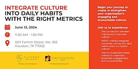 Integrate Culture into Daily Habits with the Right Metrics