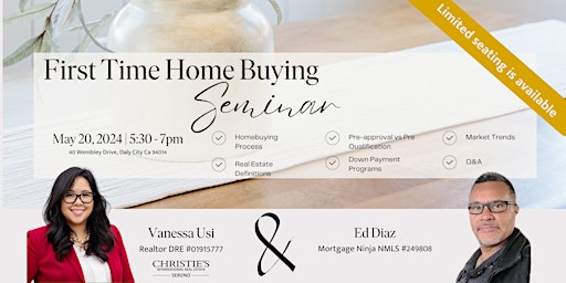 Hauptbild für First Time Home Buying Seminar