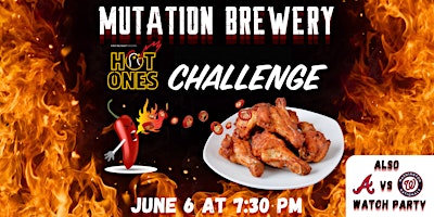 Immagine principale di Mutation Brewing - The HOT Ones Wing Challenge 