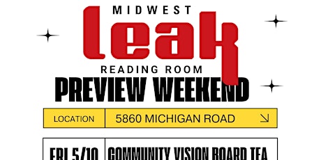 Midwest Leak Reading Room Preview Weekend primary image