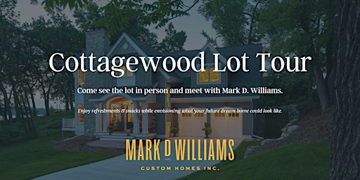 Cottagewood Lot Tour - rare build opportunity! primary image