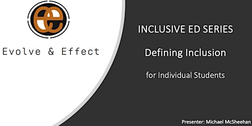 Hauptbild für Defining Inclusion for Individual Students