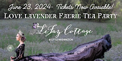 Imagem principal do evento Love Lavender Faerie Tea Party