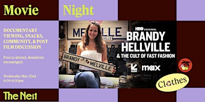 Imagem principal do evento Movie Night: Brandy Hellville & the Cult of Fast Fashion