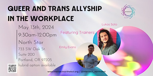 Queer and Trans Allyship in the Workplace- May 2024
