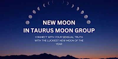 New Moon In Taurus Moon Circle primary image