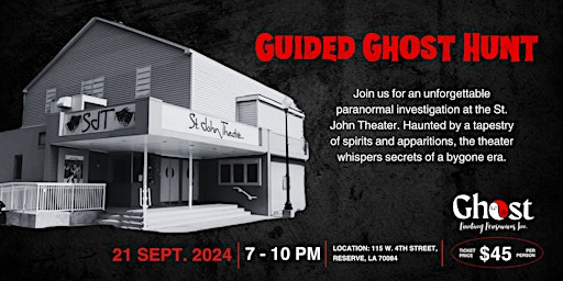 Immagine principale di St. John Theater Guided Ghost Hunt 