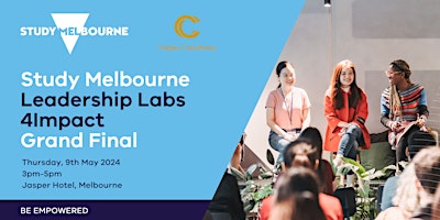 Imagem principal do evento Study Melbourne Leadership Labs 4Impact PITCH Grand Final 2024