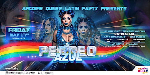 Arcoíris Queer Latin Party: Perreo Azul primary image
