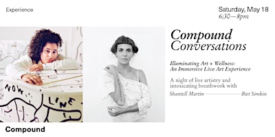 Imagem principal do evento Compound Conversations with Shantell Martin & Biet Simkin