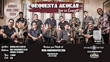 Imagem principal do evento Orquesta Akokán - Live in Concert - Arvada Arts Center