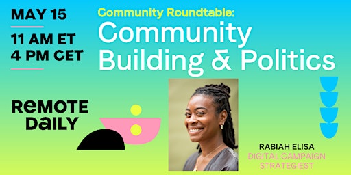 Community Building & Politics primary image