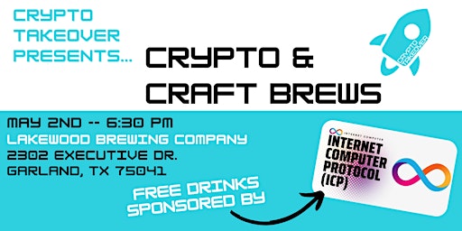 Image principale de Crypto & Craft Brews - SPONSORED by ICP - FREE DRINKS!