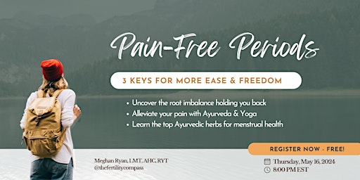 Pain Free-Periods: Unlocking Hormonal Secrets with Ayurveda and Yoga primary image