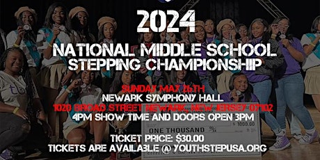 2024 NATIONAL MIDDLE SCHOOL STEPPING CHAMPIONSHIP REGISTRATION