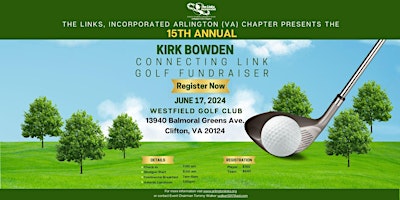 Imagem principal do evento 15th Annual Kirk Bowden Connecting Link Golf Fundraiser