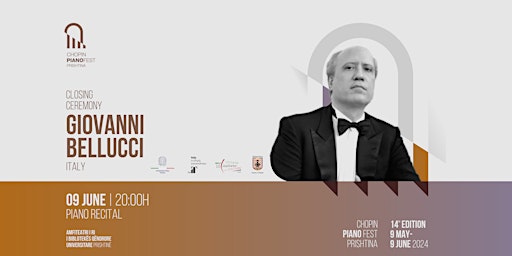 Image principale de Chopin Piano FEST 14th Edition Closing Ceremony - Giovanni Bellucci