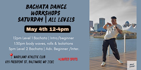 Bachata Dance Workshops Saturday | All Levels