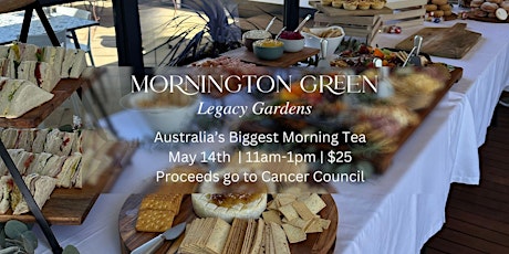 Australia's Biggest Morning Tea at Mornington Green