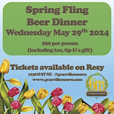 Spring Fling Beer Dinner