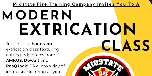 Primaire afbeelding van Auto Extrication Class Presented by Midstate Training Company