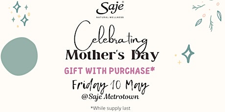 Saje Mother's Day Flower Market - "Shop & Support Local"