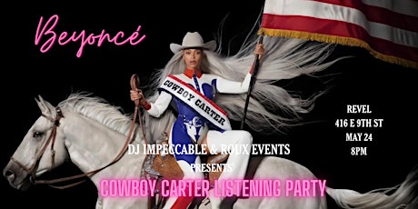 FOR THE LOVERS: COWBOY CARTER LISTENING PARTY