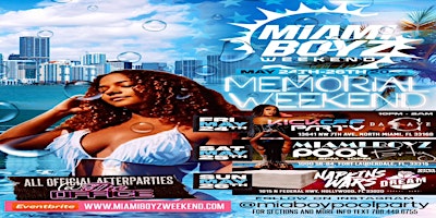 Imagem principal do evento Miami Boyz Weekend: (MIAMI, FL)  SATURDAY 5.25.24 POOL PARTY