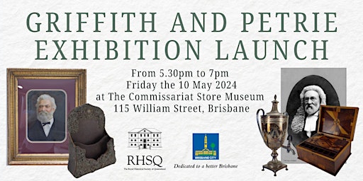 Griffith and Petrie Exhibition Launch primary image