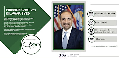 OPEN Atlanta Fireside Chat with Dilawar Syed, SBA Deputy Administrator primary image