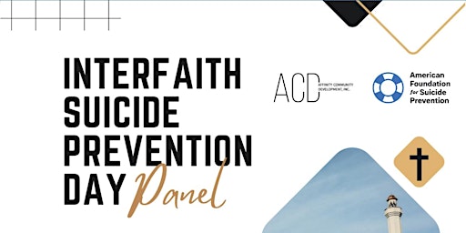 Imagem principal do evento Interfaith and Suicide Prevention Day Panel