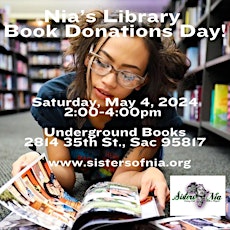 Sisters of Nia Library Donate a Book Day