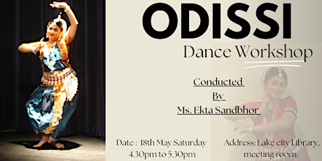 Learn Odissi - The Indian Classical Dance form. (Free workshop)