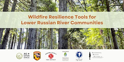 Imagem principal do evento Wildfire Resilience Tools  for Lower Russian River Communities