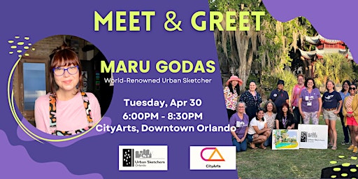 Meet & Greet with World-Renowned Urban Sketcher Maru Godas!  primärbild