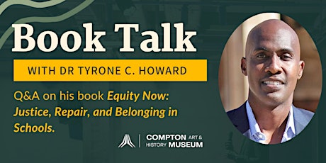 Book Talk with Dr. Tyrone C. Howard