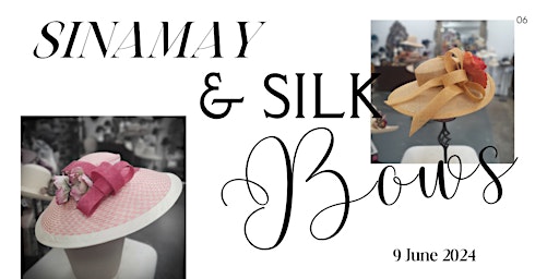 Immagine principale di Silk & Sinamay Bows for Millinery Hats 