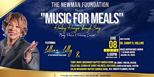Image principale de The Newman Foundation Presents: "Music For Meals" Healing Hunger Through Song