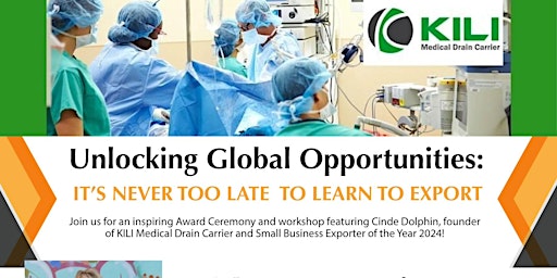 Imagem principal do evento Unlocking Global Opportunities: It’s Never Too Late to Learn to Export