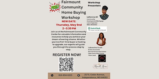 Fairmount Home Ownership Workshop primary image