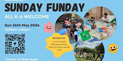 Hauptbild für Sunday Funday - Kids Day Out for Y2-6
