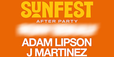 Sunfest Sunday After Party: Special Headliner, Adam Lipson, J Martinez