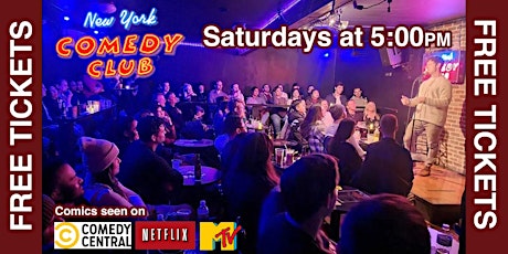 Free  Comedy Show Tickets!  Standup Comedy at New York Comedy Club