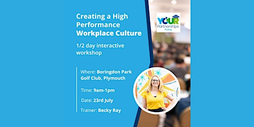 Imagem principal do evento How to create a High Performing Workplace Culture.