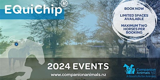Imagem principal do evento EQuiChip® Taupō -  Horse Microchipping and Registration Event